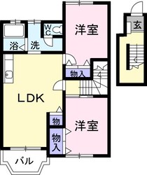 サンパセオみずほＡの物件間取画像